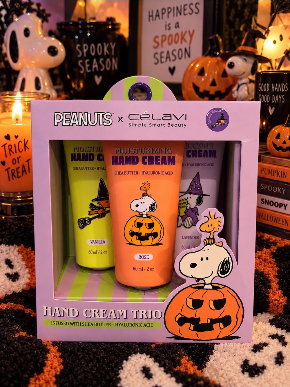 limited edition halloween snoopy hand cream